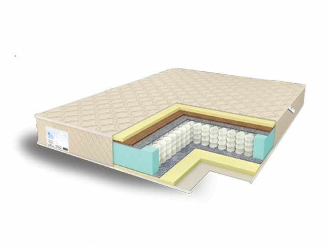 

Матрас Comfort Line Kombi Memory2-Cocos TFK 145х175, Бежевый;белый;серый;серебристый, Kombi Memory2-Cocos TFK