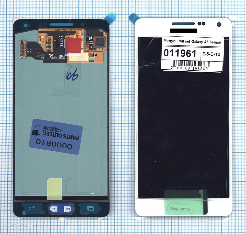 

Дисплей с тачскрином для Samsung Galaxy A5 SM-A500F белый, для Samsung Galaxy A5 SM-A500F