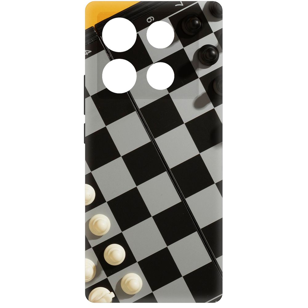 

Чехол-накладка Krutoff Soft Case Шахматы для INFINIX Note 40 черный