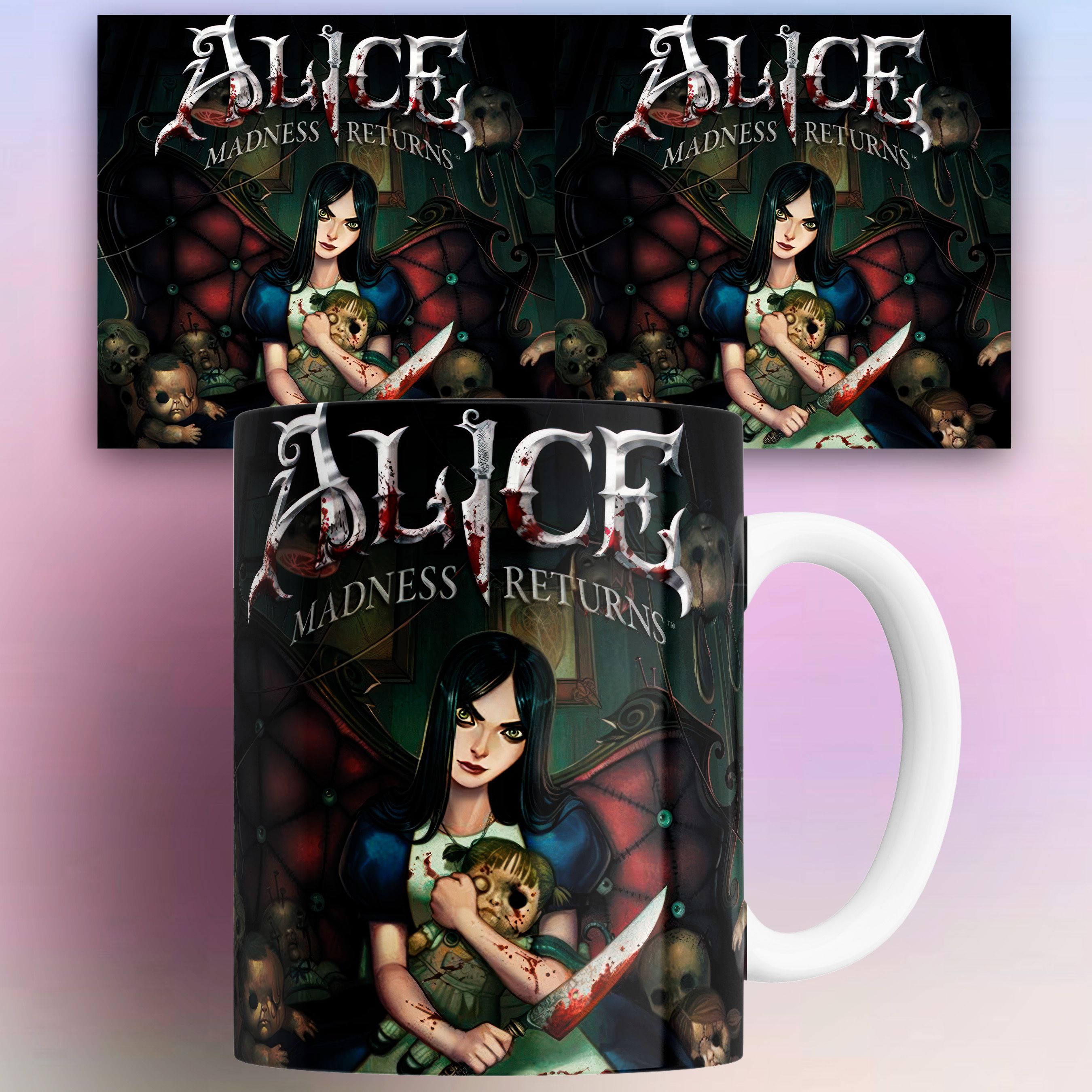 

Кружка компьютерная игра Алиса Безумие Возвращается Alice Madness Returns 330 мл, КР180116, Кружка компьютерная игра Алиса Безумие Возвращается Alice Madness Returns 330 мл