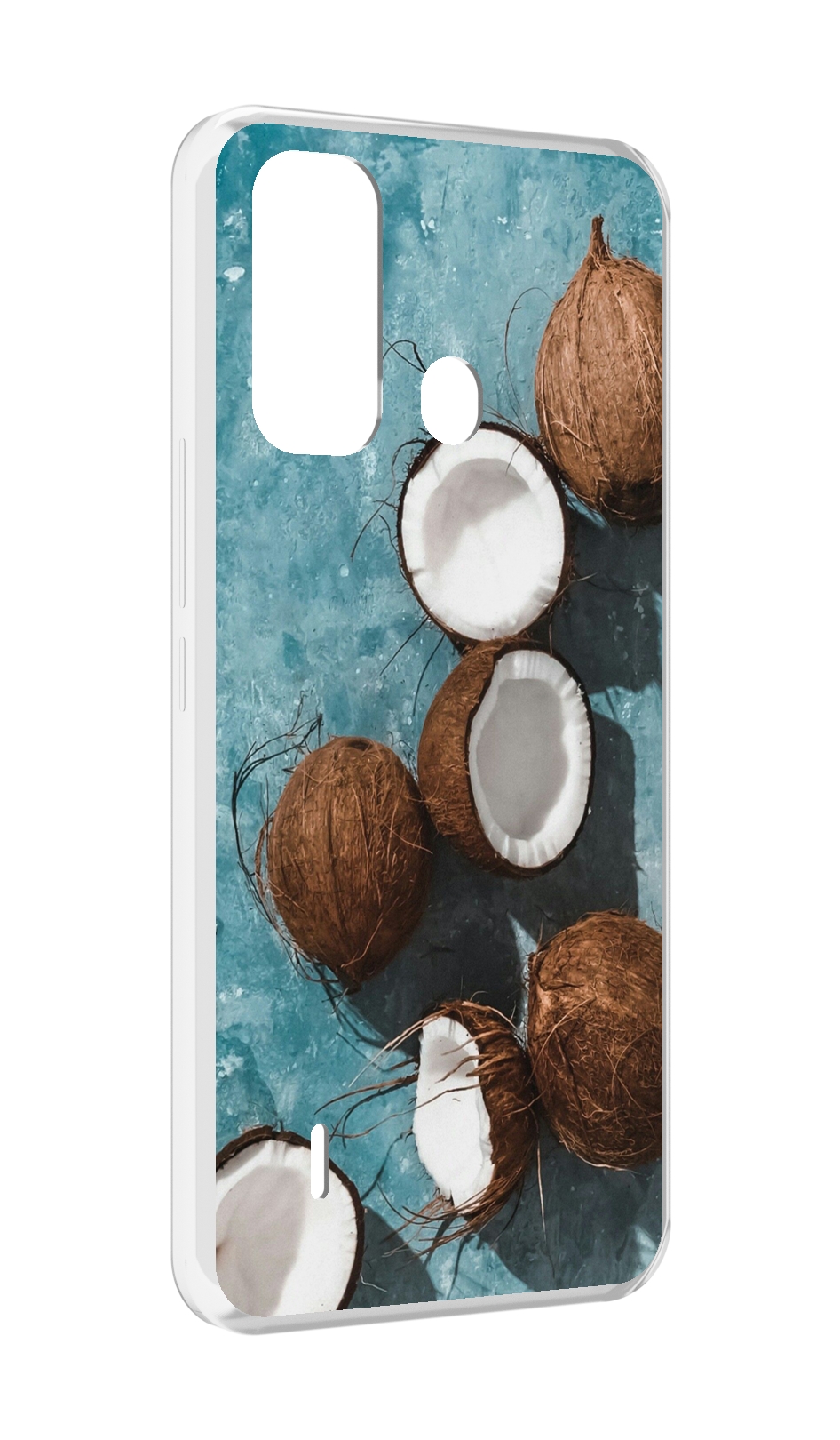 

Чехол MyPads красивые-кокосы для ITEL A49 / A58 / A58 Pro, Прозрачный, Tocco