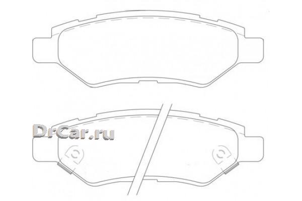 

Колодки BP51007 SB NAGAMOCHI Тормозные дисковые, BP51007