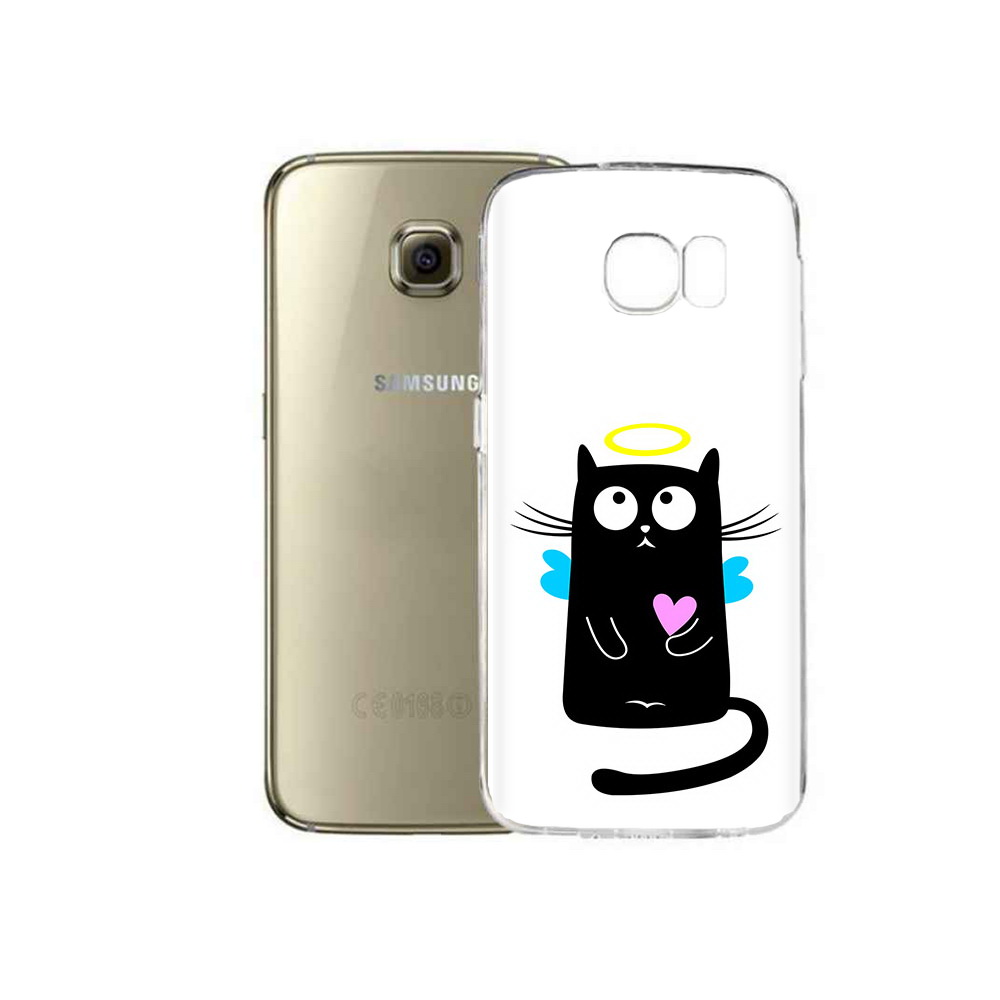

Чехол MyPads Tocco для Samsung Galaxy C5 Pro Кот ангелок (PT61139.577.96), Прозрачный, Tocco