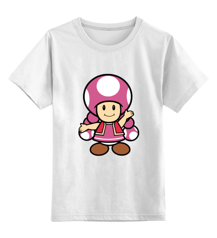 

Футболка детская Printio Toadette (mario) цв. белый р. 164, Toadette (mario)