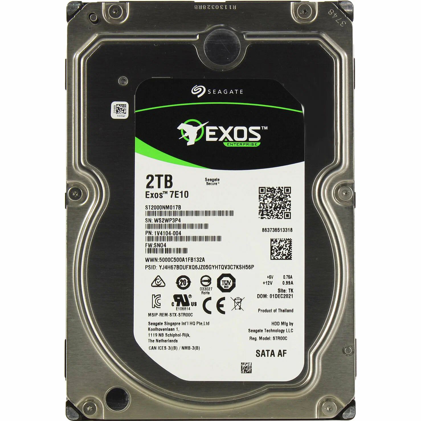 

Жесткий диск Seagate 2 ТБ (ST2000NM017B)