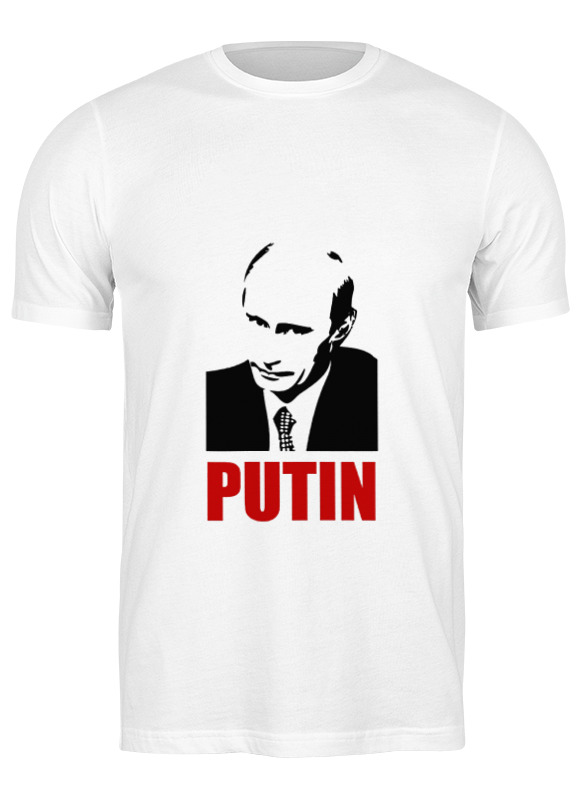 

Футболка мужская Printio Putin белая 2XL, Белый, Putin