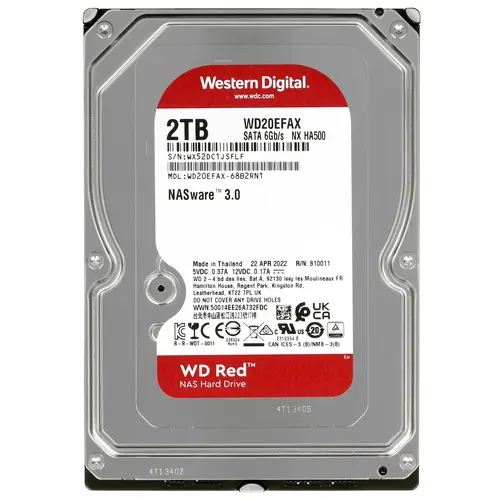 Жесткий диск(HDD) Western Digital 2 Tb WD20EFAX