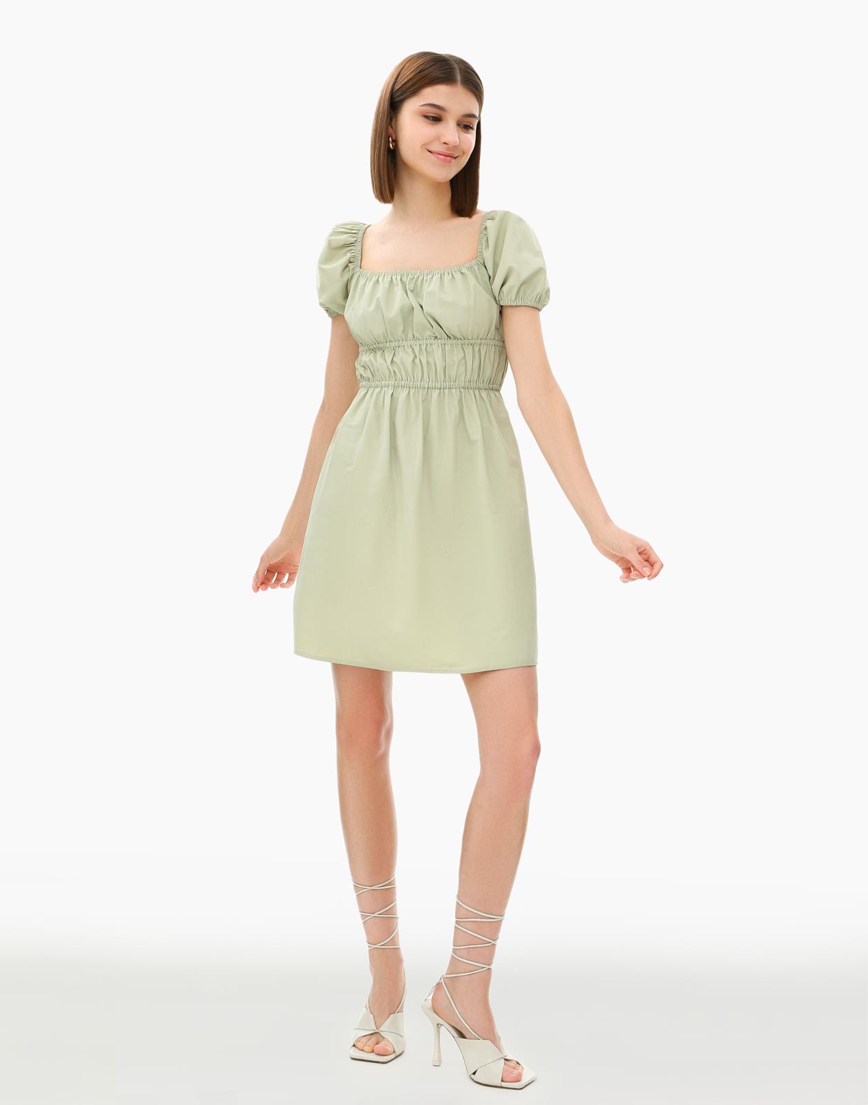 

Платье женское Gloria Jeans GDR027012 зеленое S, Зеленый, GDR027012