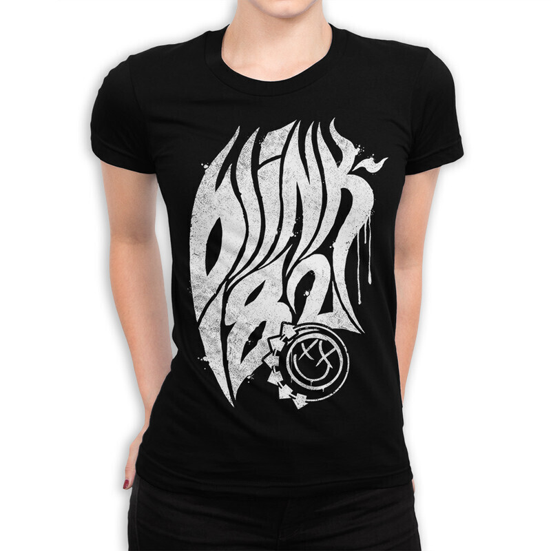 

Футболка женская Dream Shirts Blink182 10005691 черная XS, Blink182 10005691