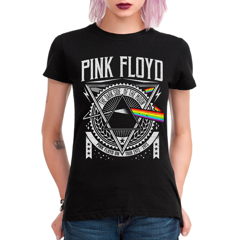 

Футболка женская Dream Shirts Pink Floyd Dark Side of the Moon 999773111 черная 3XL, Pink Floyd Dark Side of the Moon 999773111