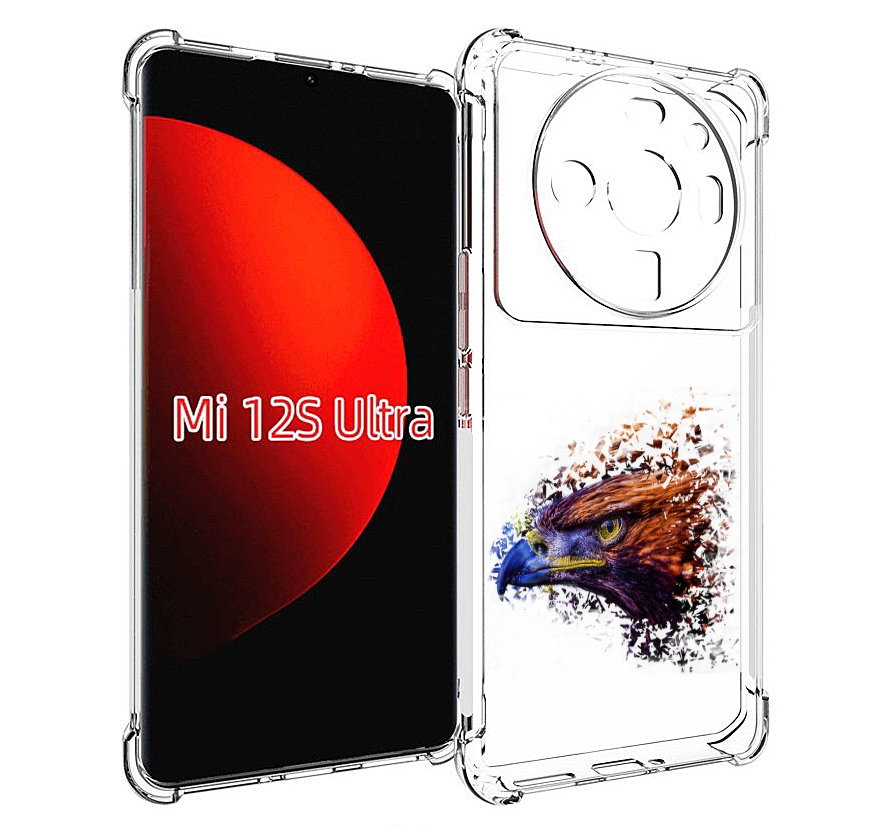 

Чехол MyPads красочный орел для Xiaomi 12S Ultra, Прозрачный, Tocco