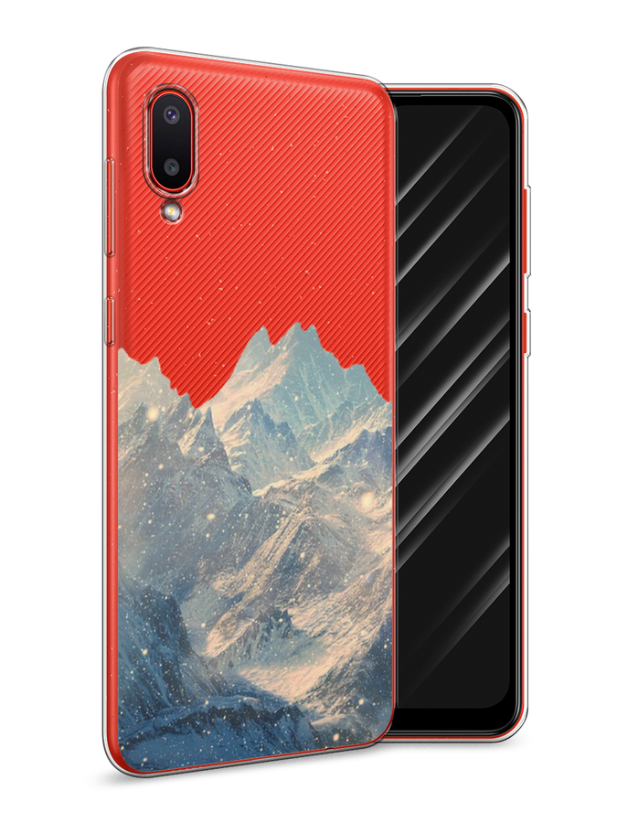 

Чехол Awog на Samsung Galaxy A02 / Самсунг A02 "Горы арт 2", Разноцветный, 2102550-10