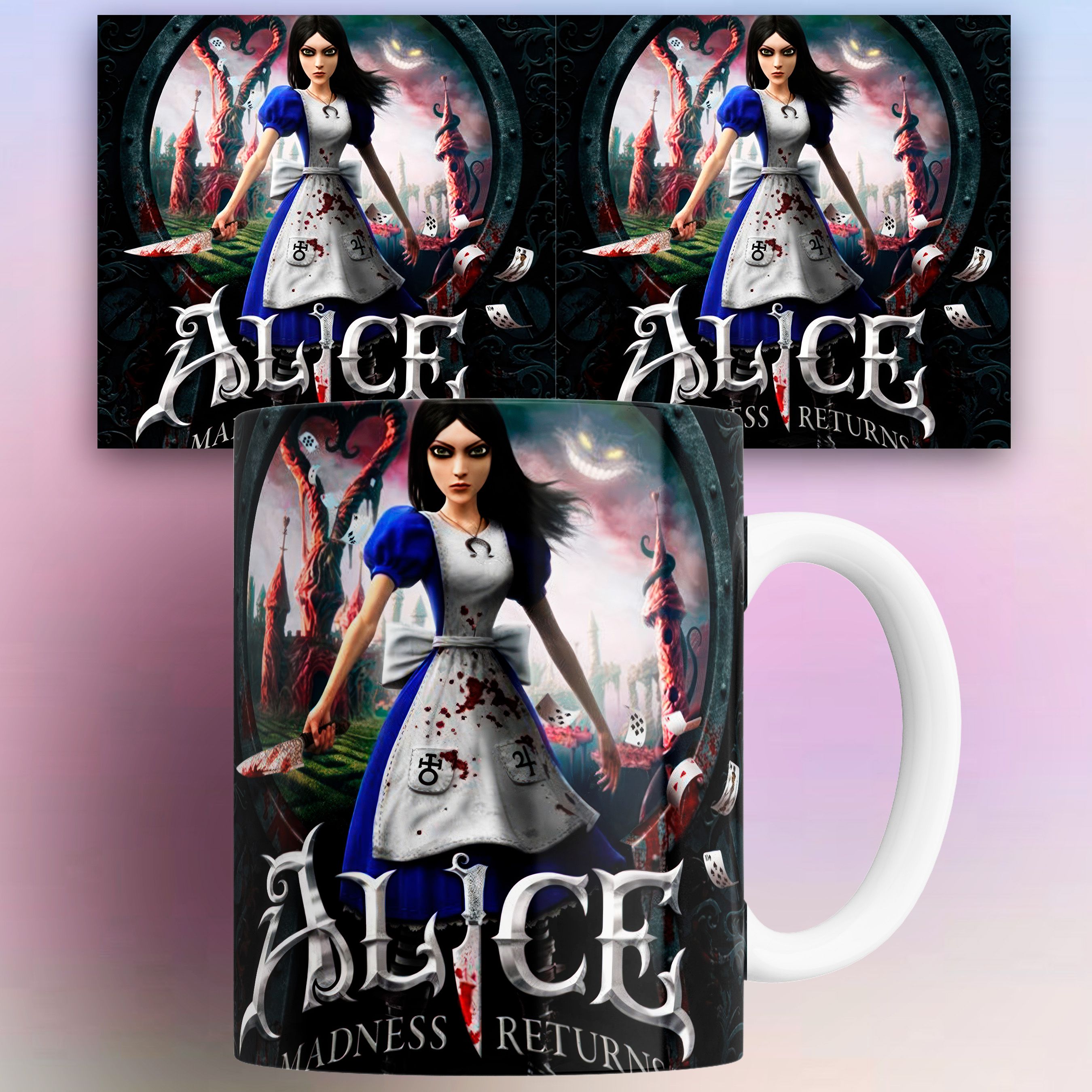 

Кружка компьютерная игра Алиса Безумие Возвращается Alice Madness Returns 330 мл, КР180117, Кружка компьютерная игра Алиса Безумие Возвращается Alice Madness Returns 330 мл