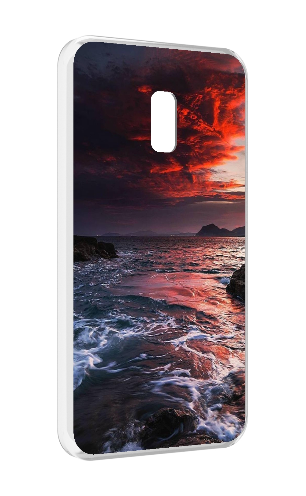 

Чехол MyPads красивый залив для Meizu 15, Прозрачный, Tocco