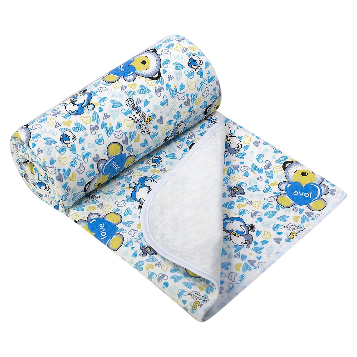 Детское одеяло-покрывало Арт Постель трикотаж Карапуз - голубой ясельное