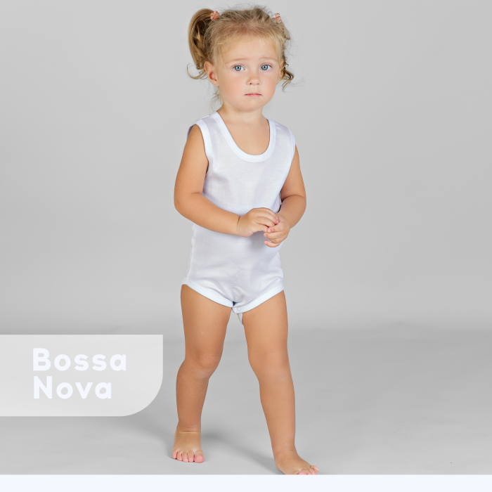 Боди детское Bossa Nova  белый 80