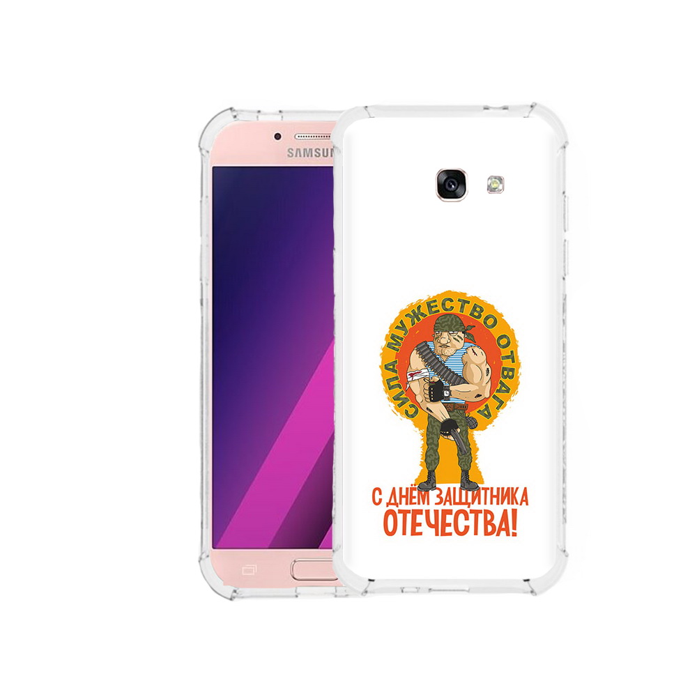 

Чехол MyPads Tocco для Samsung Galaxy A5 23 февраля военный мужчина (PT51293.578.10), Прозрачный, Tocco