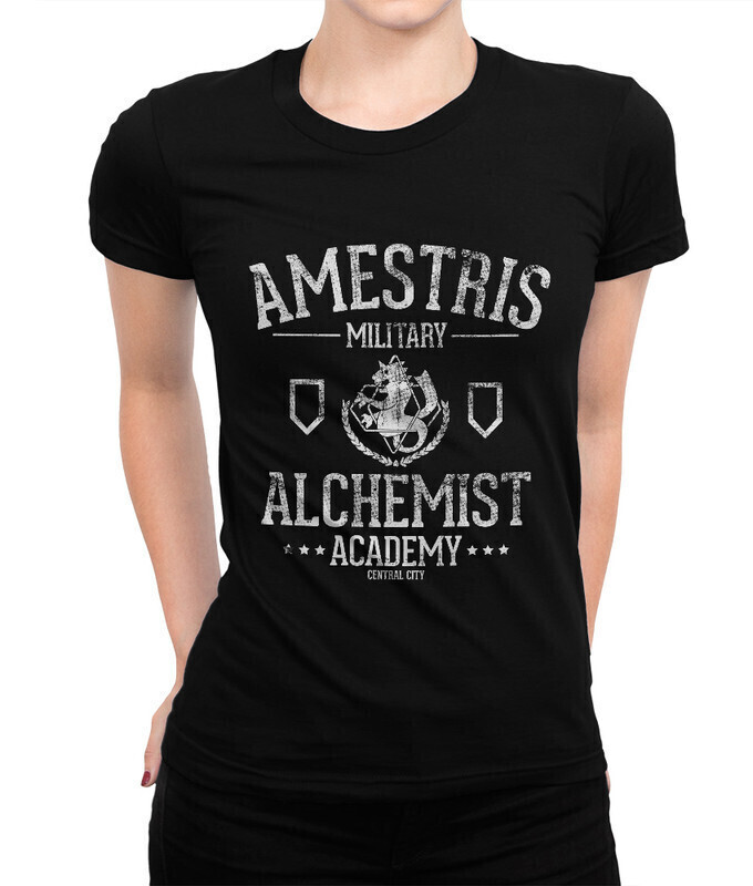 

Футболка женская Dream Shirts Стальной алхимик 10005791 черная XS, Стальной алхимик 10005791