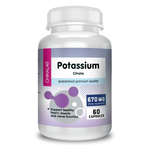 

Калий CHIKALAB Potassium капсулы 60 шт.