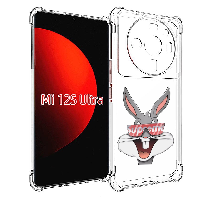 

Чехол MyPads крутой-заяц для Xiaomi 12S Ultra, Прозрачный, Tocco