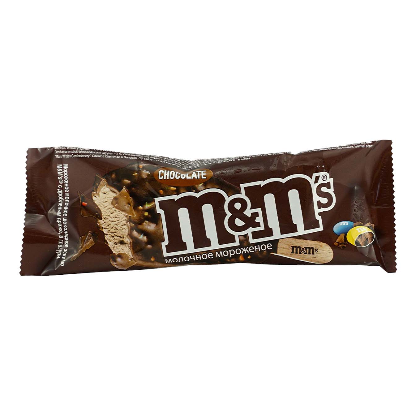 Мороженое m&m's молочное m&m's шоколадное 62 г