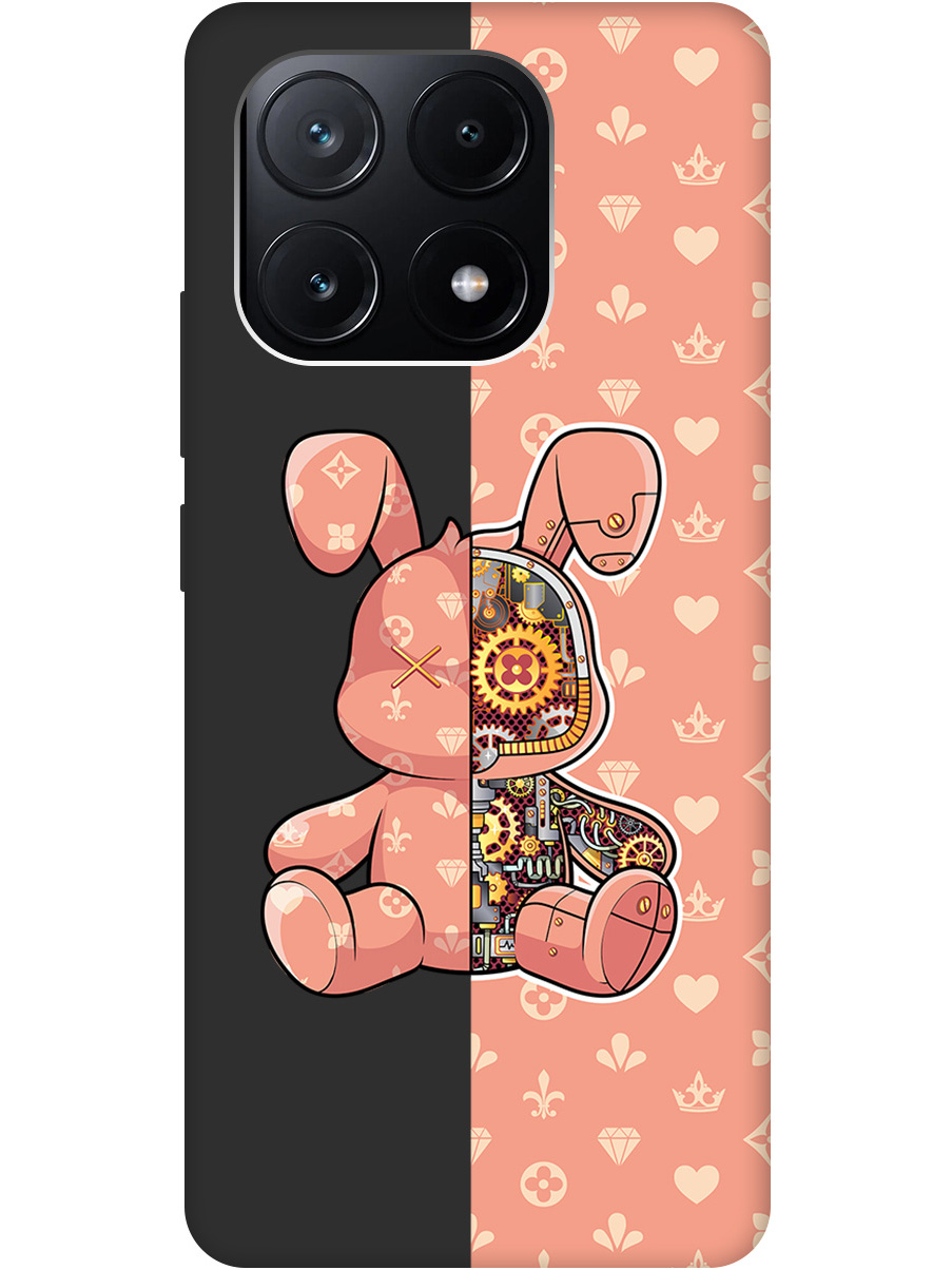 

Силиконовый чехол на Xiaomi Poco X6 Pro 5G с принтом матовый черный 802593, Черный;бежевый;оранжевый, 780484171
