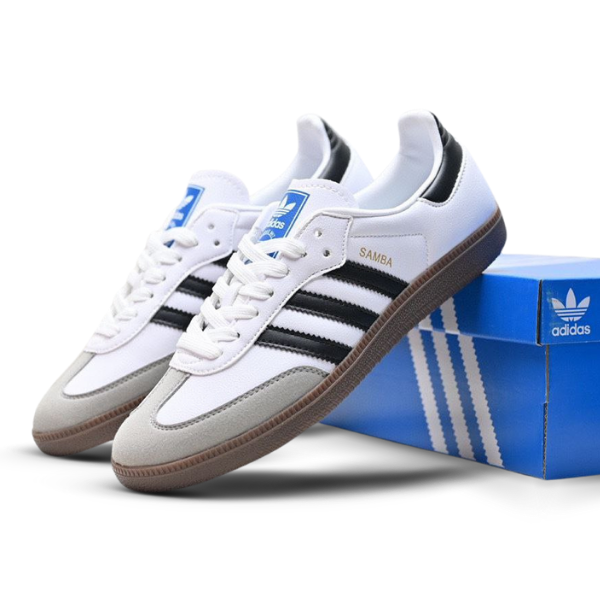 

Кеды мужские Adidas Originals Samba белые 10.5 UK, Белый, Samba