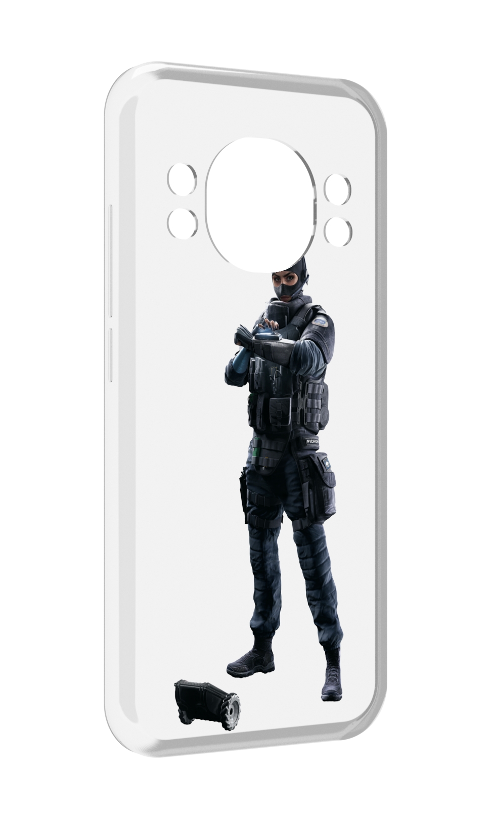

Чехол MyPads Tom-Clancy's-Rainbow-Six-1 для Doogee S98 / S98 Pro, Прозрачный, Tocco