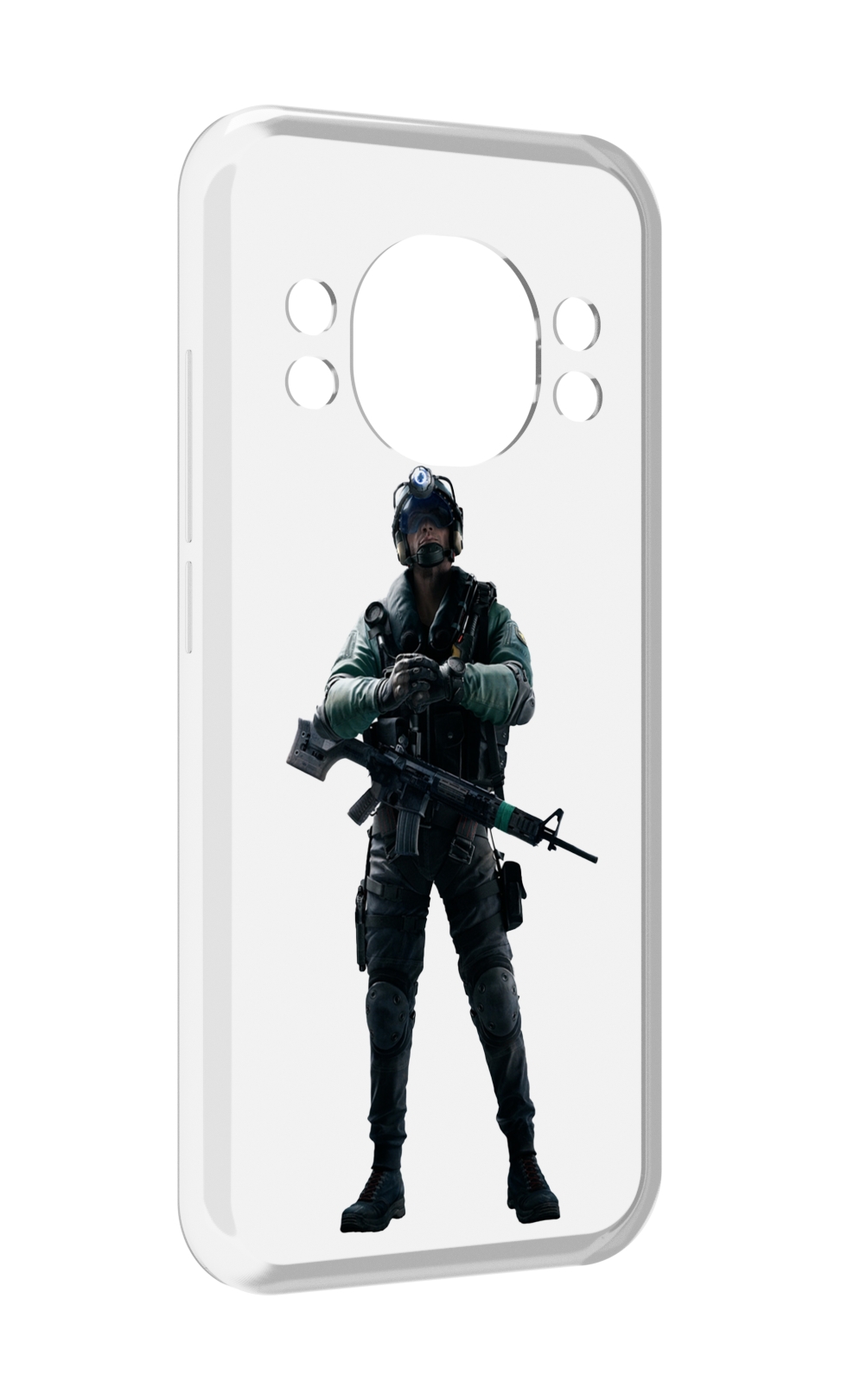 

Чехол MyPads Tom-Clancy's-Rainbow-Six-2 для Doogee S98 / S98 Pro, Прозрачный, Tocco
