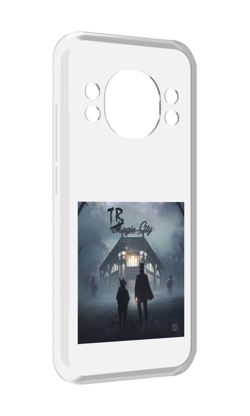 

Чехол MyPads Tragic City ЛСП для Doogee S98 / S98 Pro, Прозрачный, Tocco