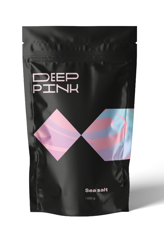 фото Крымская морская розовая соль для ванны deep pink с эфирным маслом лаванды 1000 г