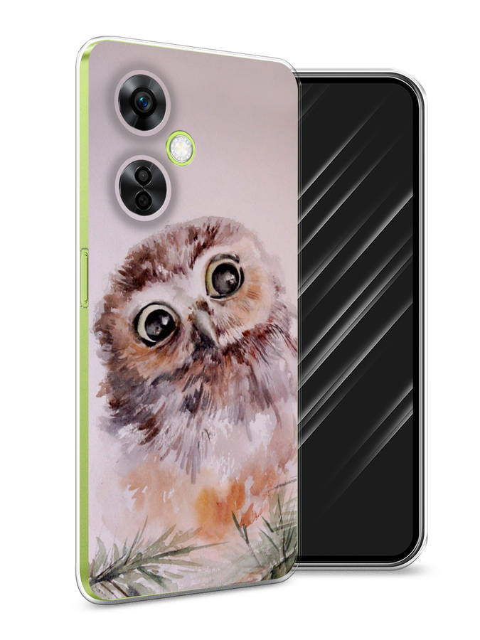 

Чехол Awog на OnePlus Nord N30 5G/Nord CE3 5G/Nord CE3 Lite "Сова на розовом", Розовый;коричневый, 153850-1