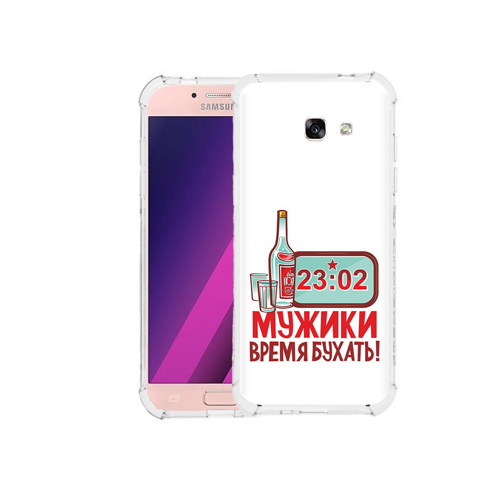 

Чехол MyPads Tocco для Samsung Galaxy A5 23 февраля время пить! (PT51293.578.11), Прозрачный, Tocco