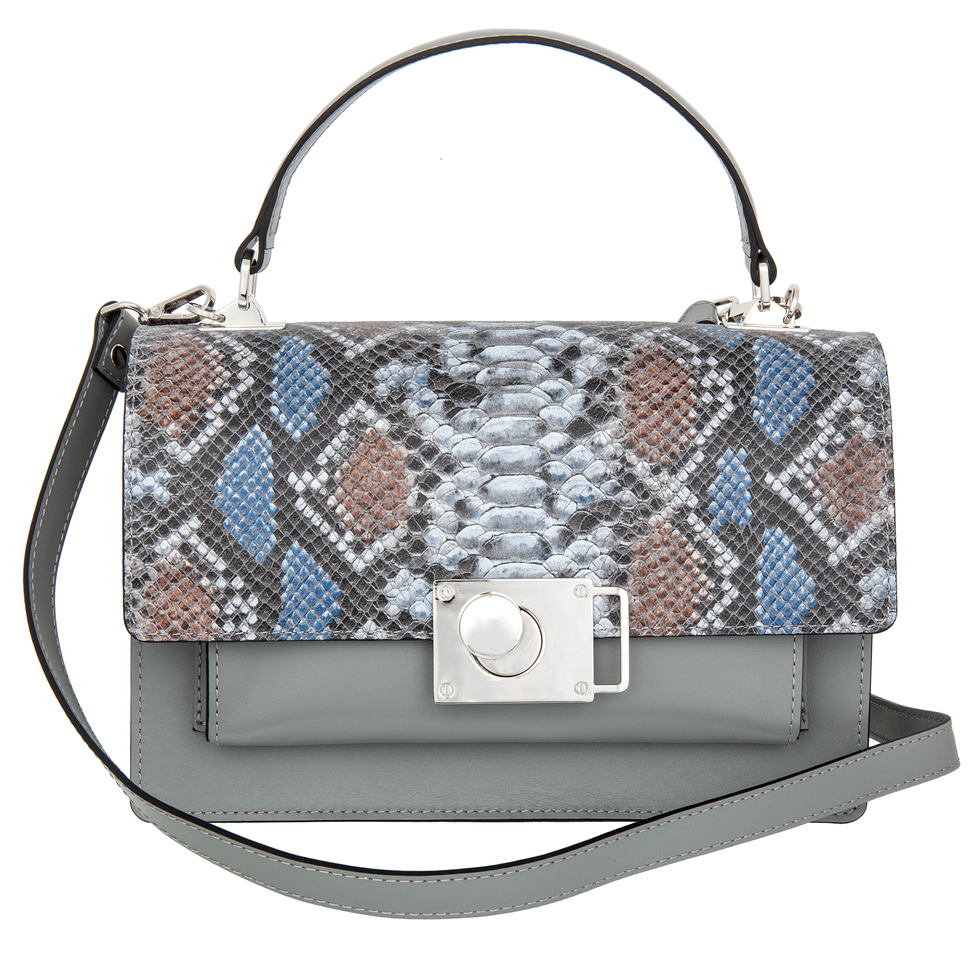 

Сумка кросс-боди женская Sergio Belotti 60166 grey, Серый, 60166