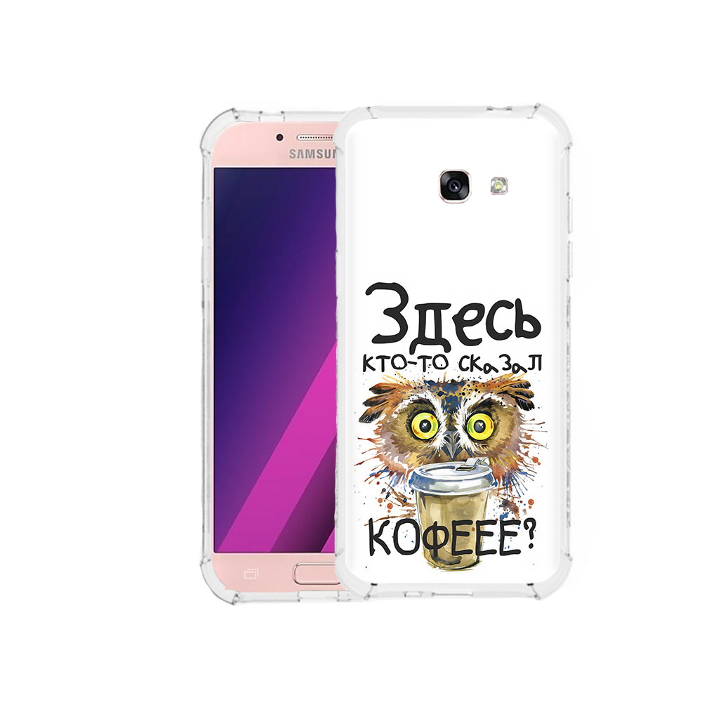 

Чехол MyPads Tocco для Samsung Galaxy A5 Любительница кофе (PT51293.578.111), Прозрачный, Tocco