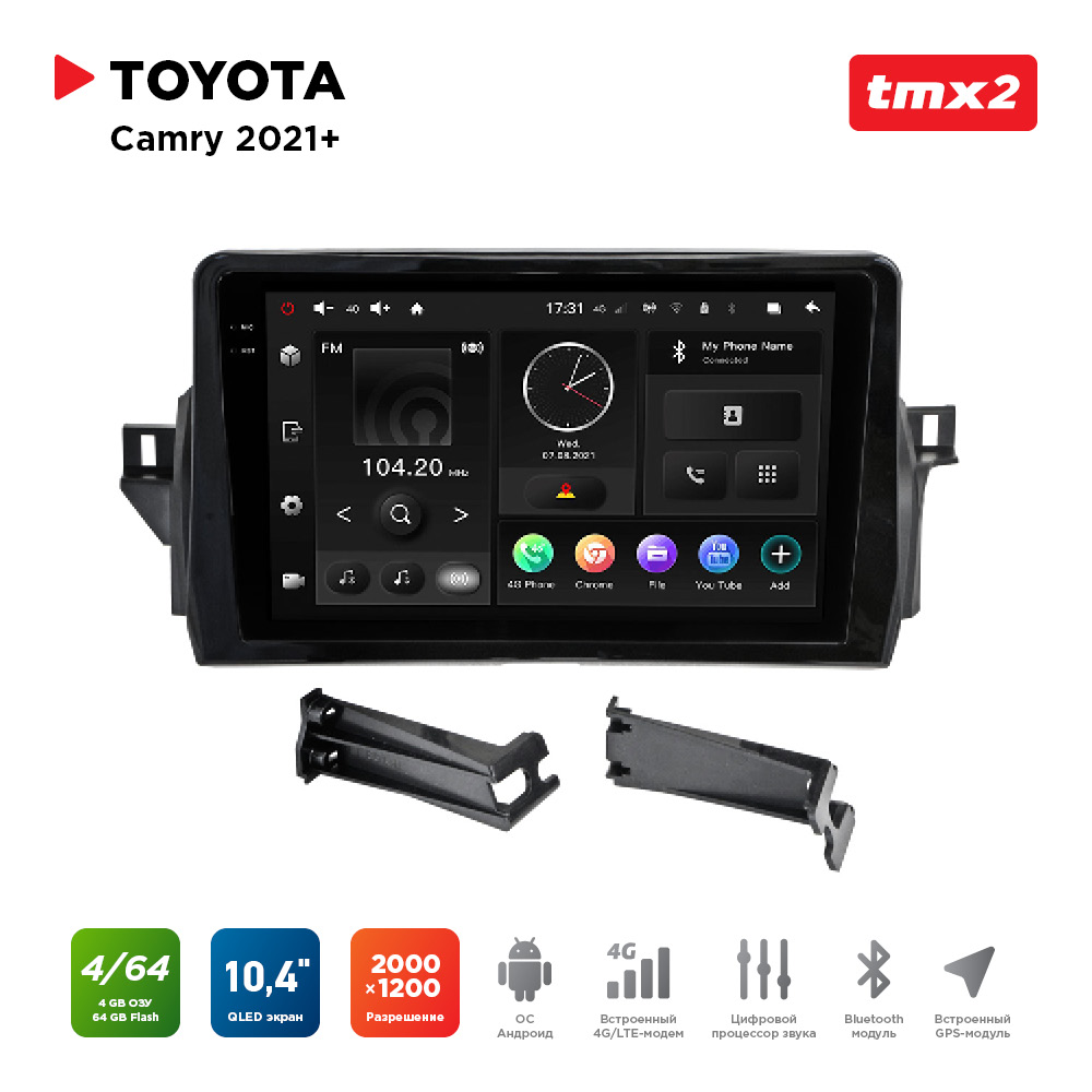 ШГУ Toyota Camry 21 MAXIMUM Incar TMX2-2245-4 Android 1020001200 BT wi-fi 4G LTE 36990₽