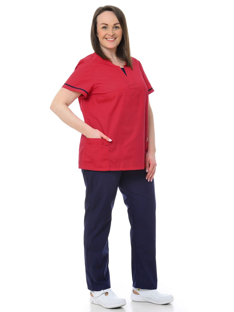 фото Костюм медицинский женский medicalwear дана 108 красный 54 ru