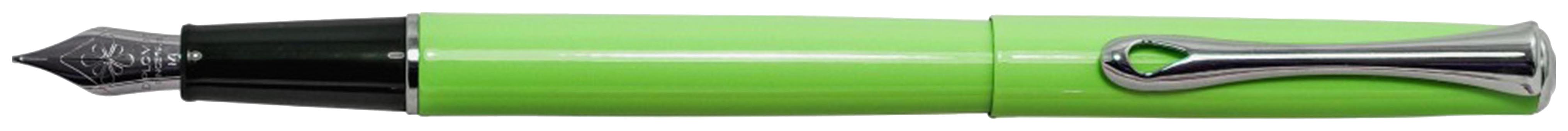 Перьевая ручка Diplomat Pen 1006780 Traveller Lumi green M синяя