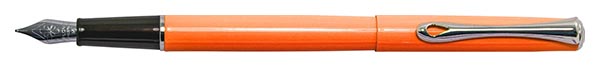 фото Ручка перьевая diplomat pen 1006782 traveller lumi orange m синяя