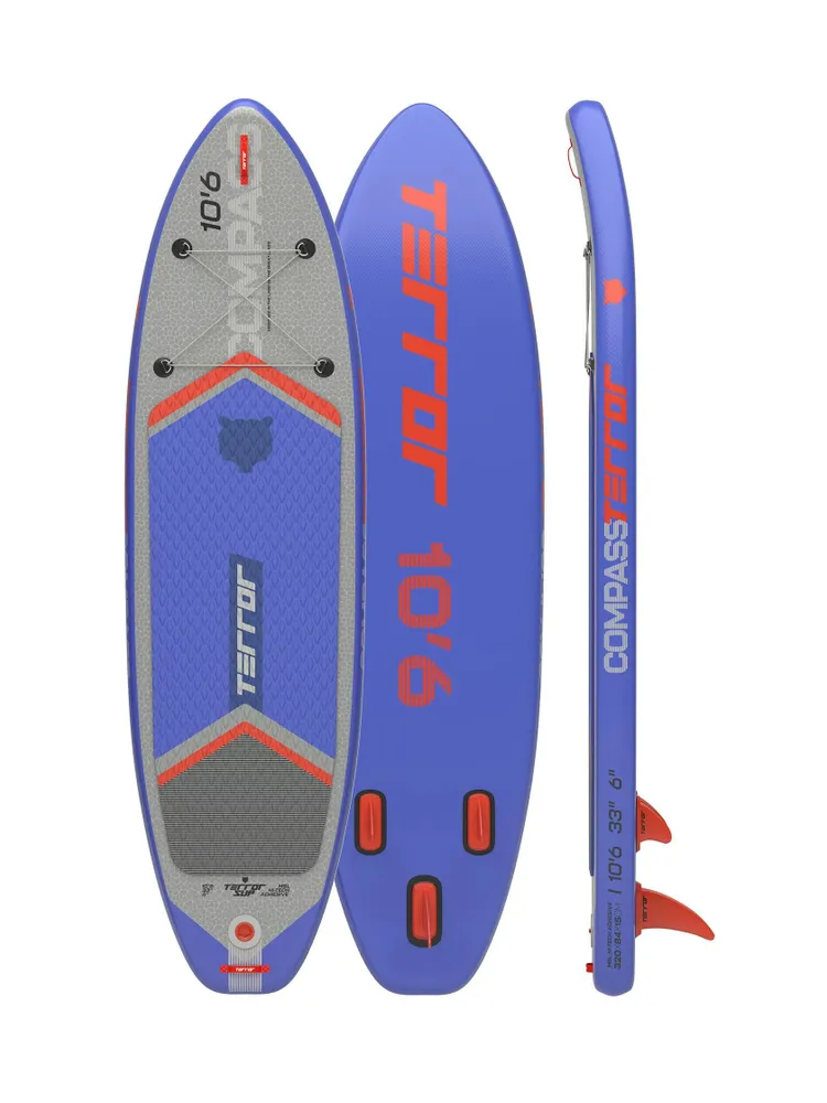 Сап-доска надувная Sup Terror 10.6х33х6 Compass blue