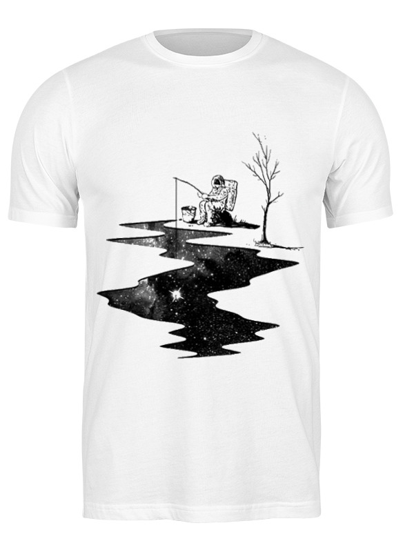 

Футболка мужская Printio Космос белая 2XL, Белый, Космос