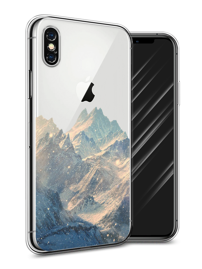 

Чехол Awog на Apple iPhone XS Max (10S Max) / Айфон XS Max (10S Max) "Горы арт 2", Разноцветный, 11950-10