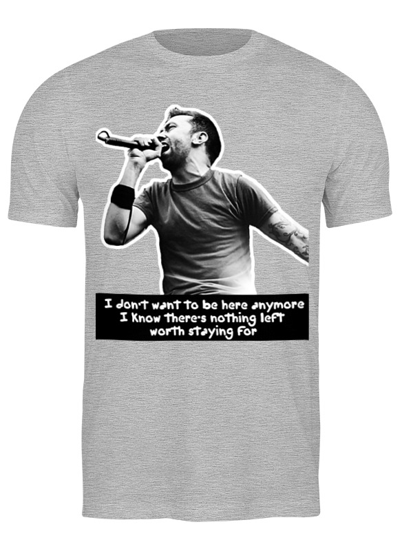 

Футболка мужская Printio Rise against серая 2XL, Серый, Rise against