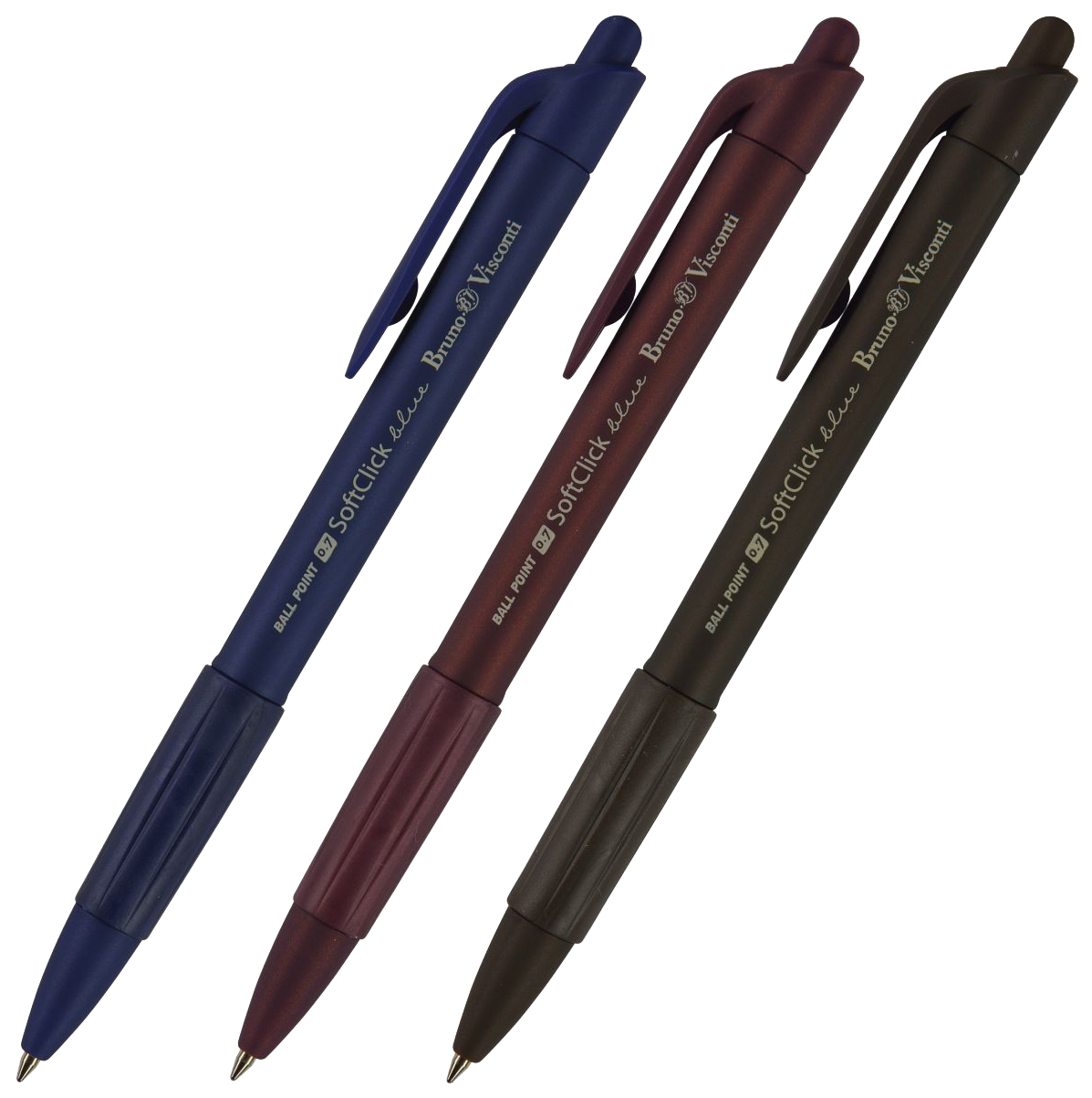 

Ручка шариковая Bruno Visconti SoftClick Original 20-0101, синяя, 0,7 мм, 1 шт.