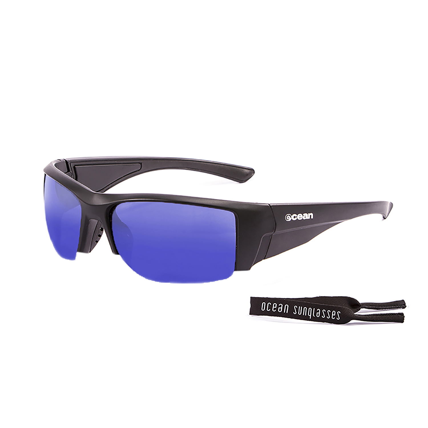 

Спортивные солнцезащитные очки унисекс Ocean Sunglasses Guadalupe синий глянец, Guadalupe