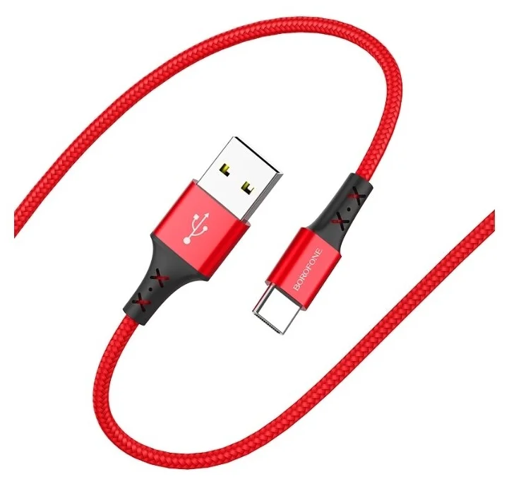 

Кабель Borofone BX20 USB - Type-C 1 м, красный