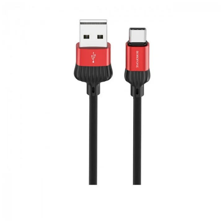 

Кабель Borofone BX28 USB - Type-C 3A, 1 м, красный