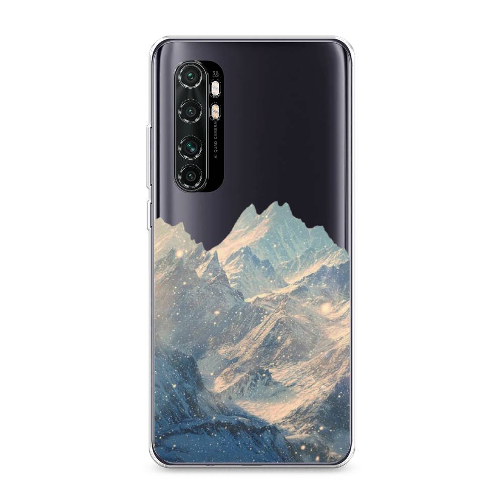 

Чехол Awog на Xiaomi Mi Note 10 lite "Горы арт 2", Разноцветный, 38450-10