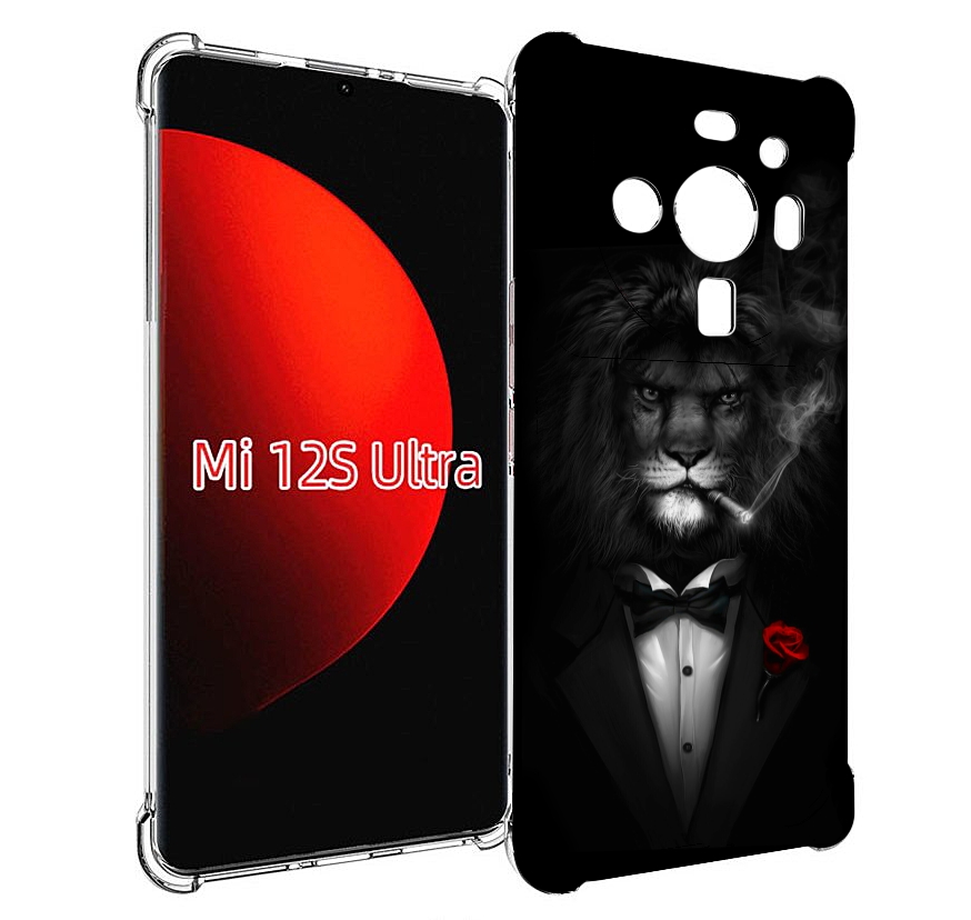 

Чехол MyPads лев-в-темноте-с-сигаретой мужской для Xiaomi 12S Ultra, Прозрачный, Tocco