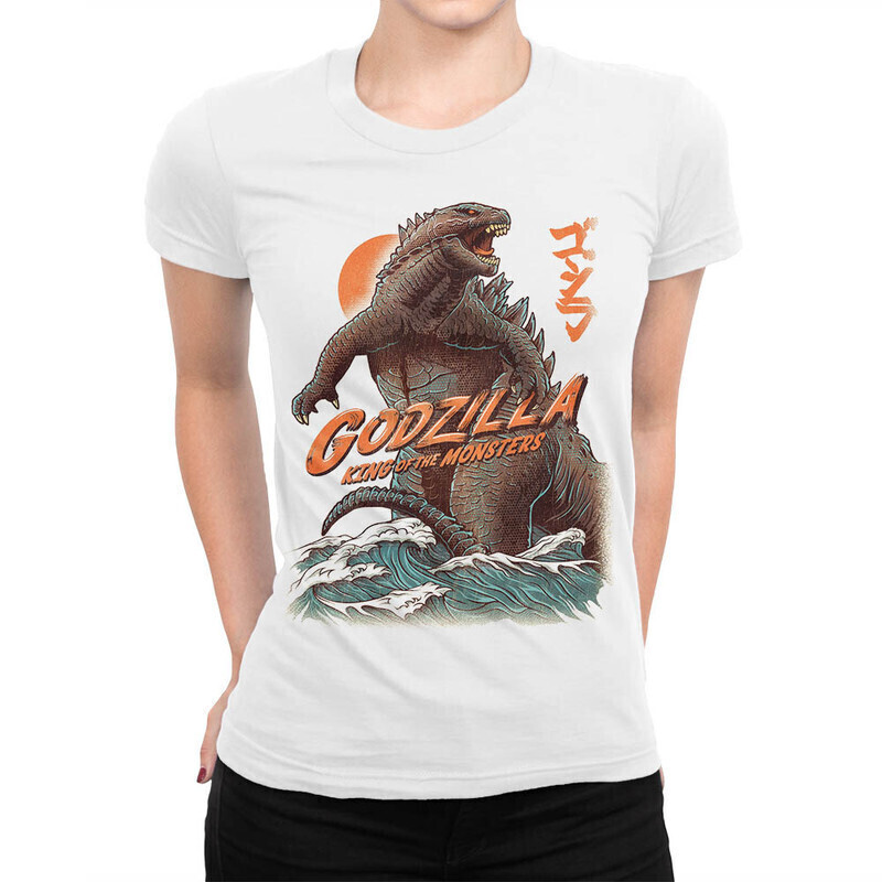 

Футболка женская Dream Shirts Годзилла 10005831 белая S, Годзилла 10005831